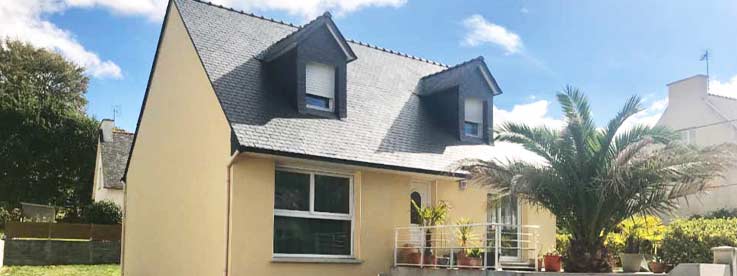 Peinture maison neuve avec traitement hydrofuge